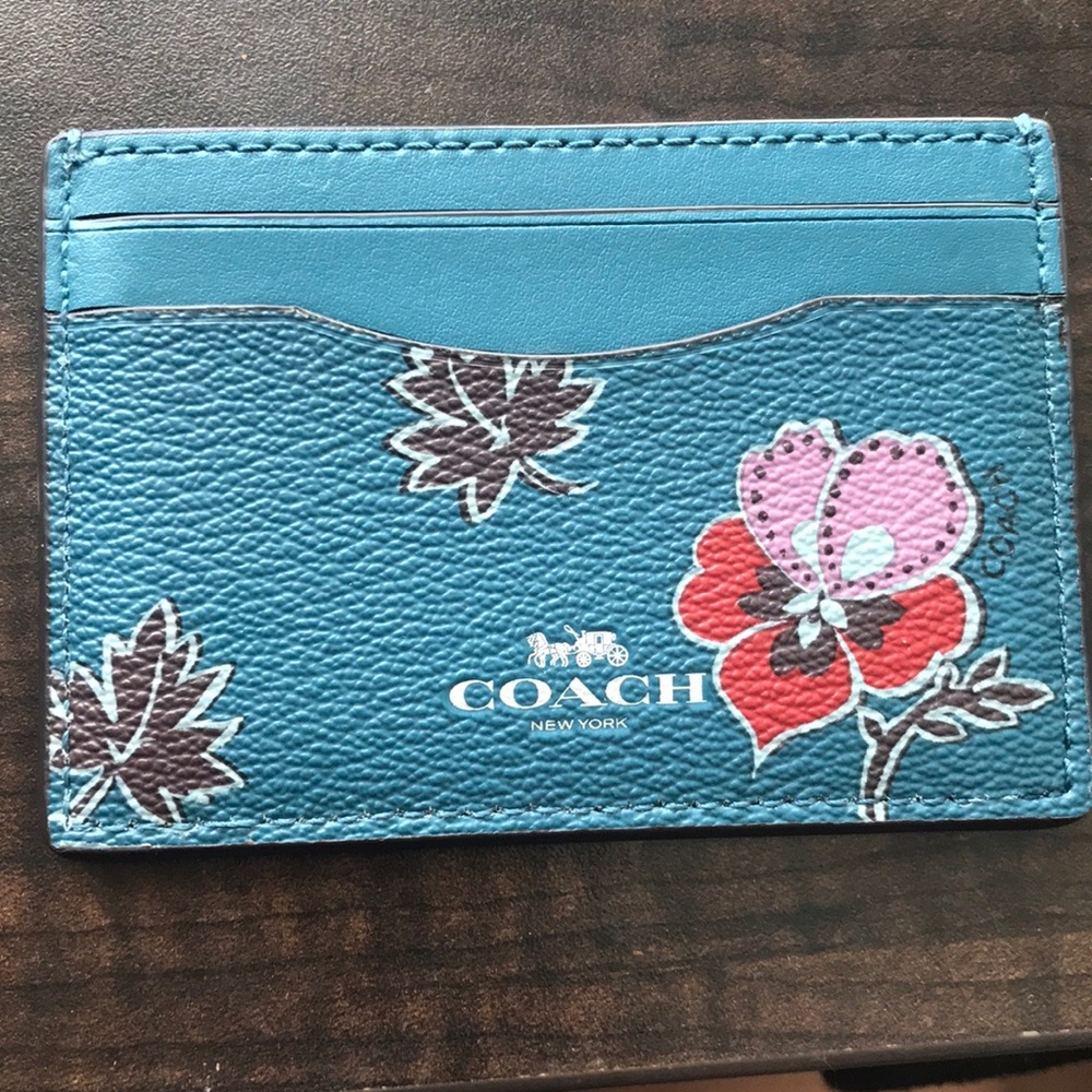 Coach card holder